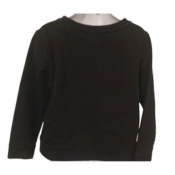 Puma Boys Sweatshirt Youth Size 6 Black Red Graphic Long Sleeve - Picture 5 of 9